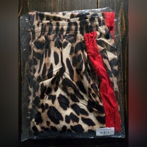 Leopard Wide Leg Pants